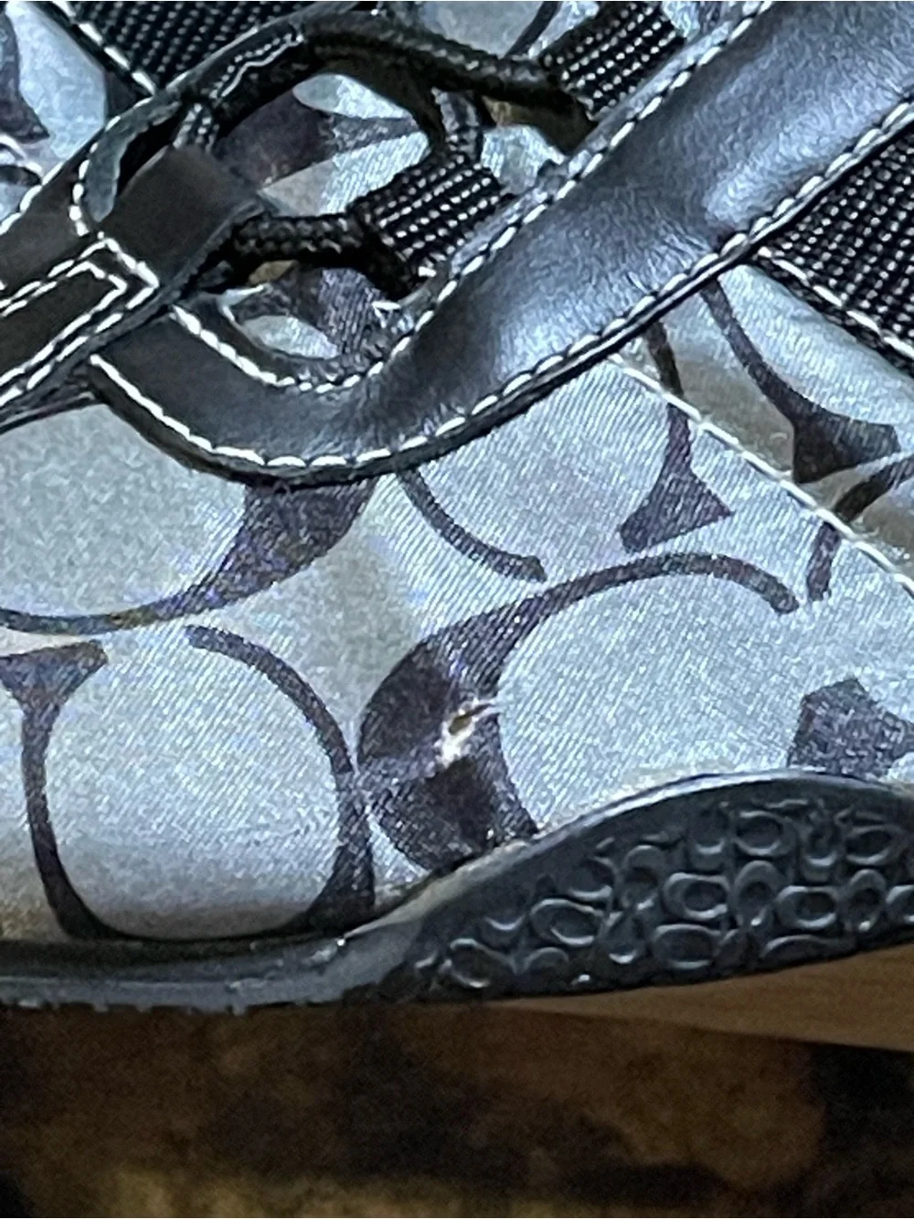 Coach Sz 8.5 Sporty Low- Profile Trainer -Sneaker